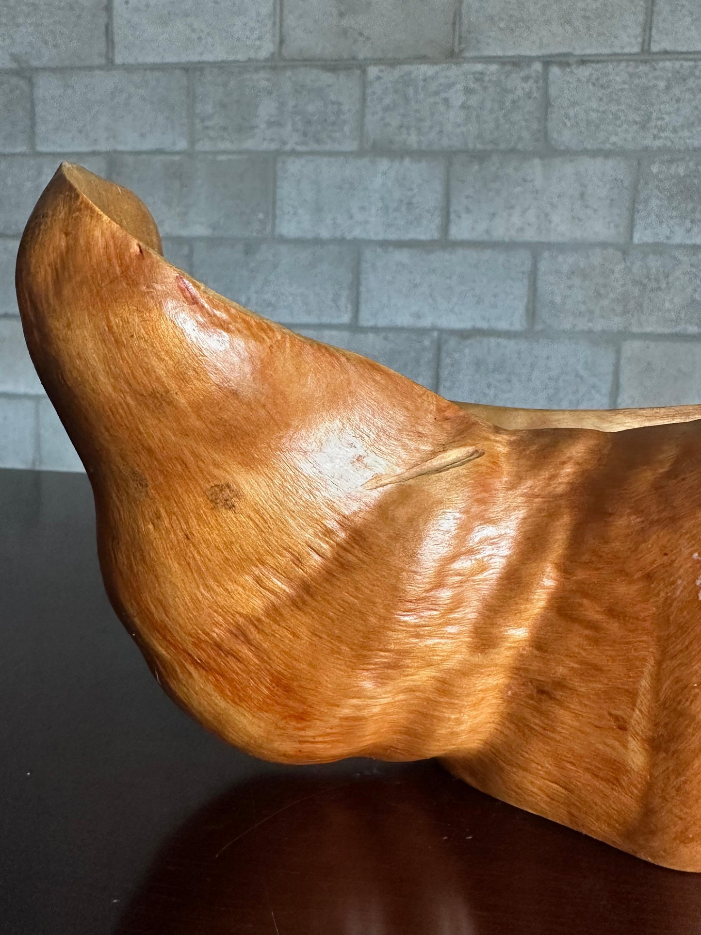 Frisman Vintage 1950s Organic Modern Swedish Wooden Freeform Bowl