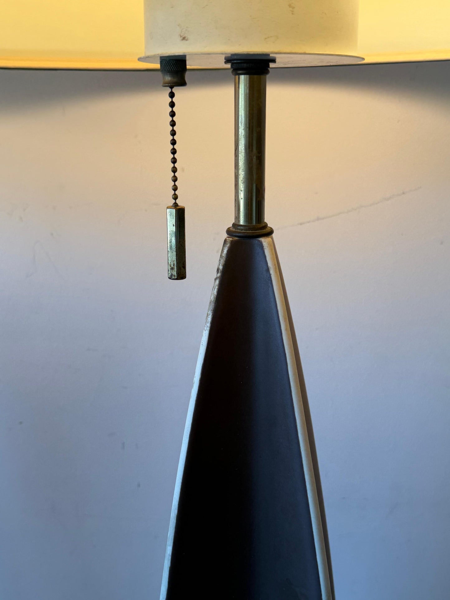 Frisman Vintage An Original Pair Of Gerald Thurston Lightolier "Fin" Lamps ca' 1950's