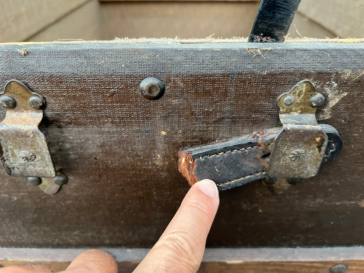 Frisman Vintage Antique Steamer Trunk Late 19th Century