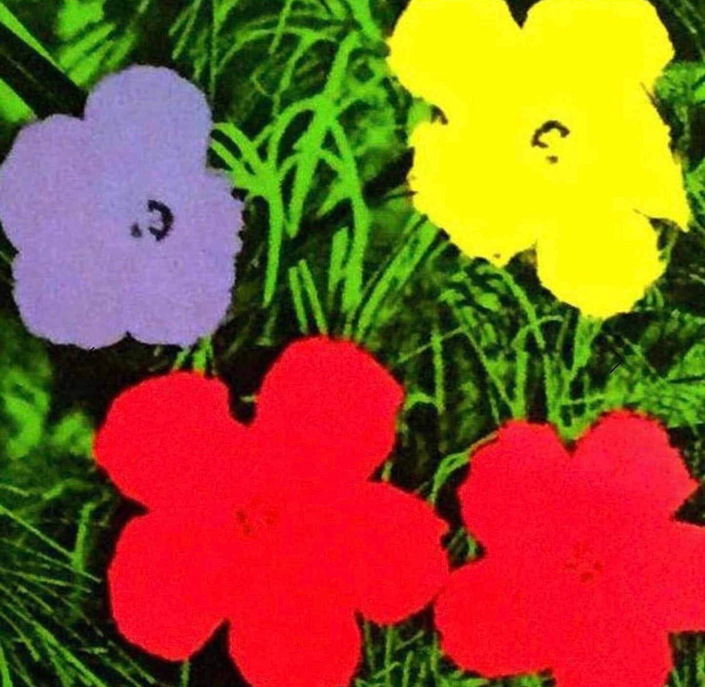 Frisman Vintage XL Flowers 1970 Andy Warhol Foundation Pop Art Exhibition Lithograph Poster