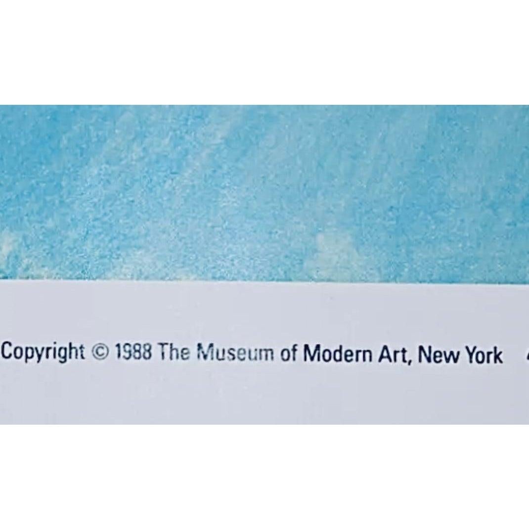 Frisman Vintage Rare Milton Avery Museum of Modern Art Exhibition Lithograph Poster Sea Grasses