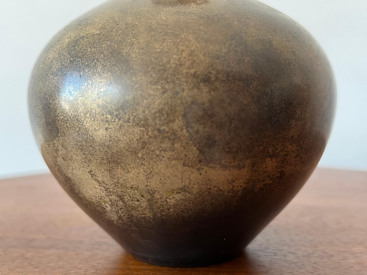 Frisman Vintage An Unusual Patinated Bronze Vase By Just Andersen Denmark Ca' 1940's