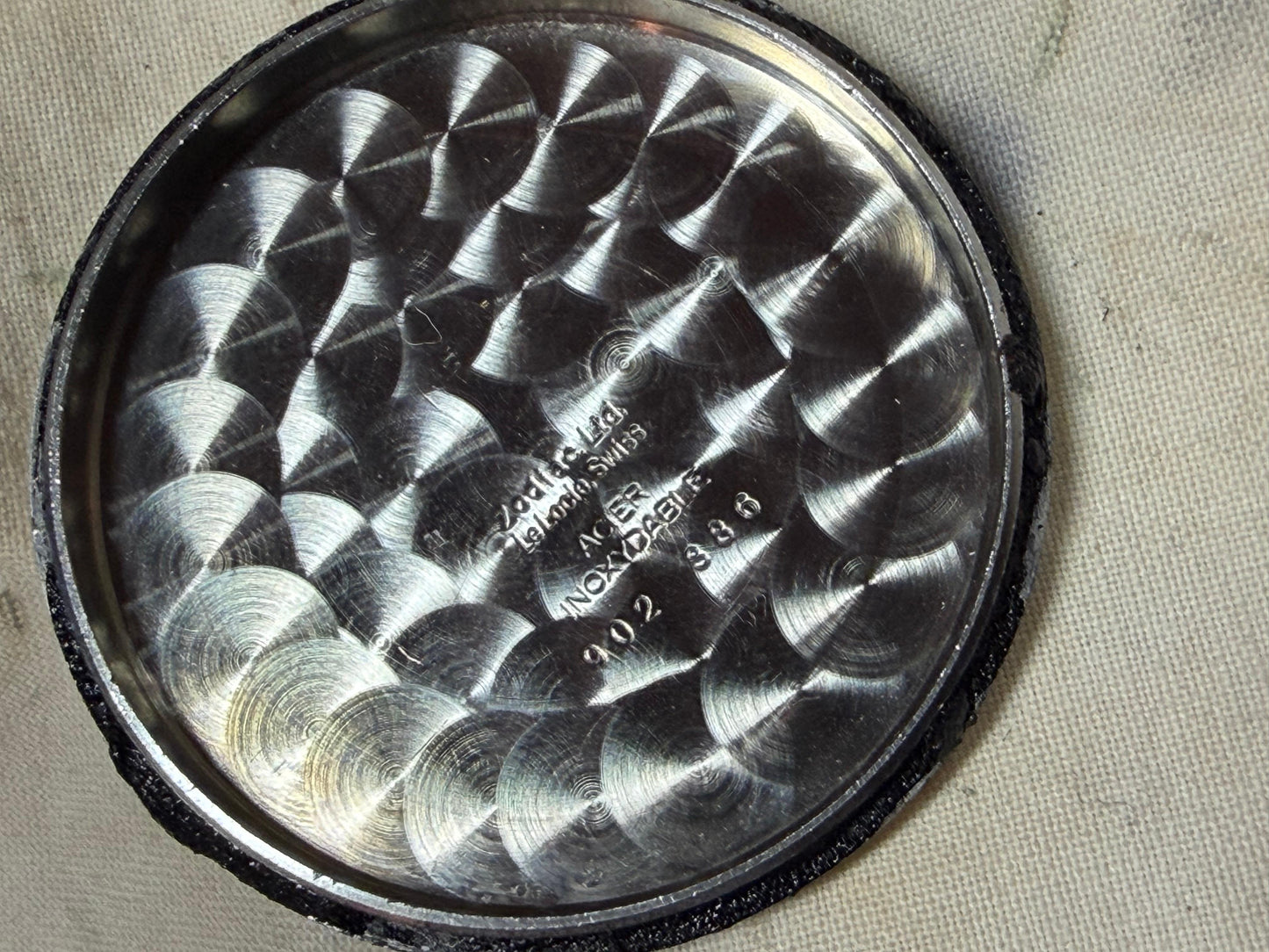 Frisman Vintage 1970s Zodiac Chronograph Stainless Steel 44mm Watch