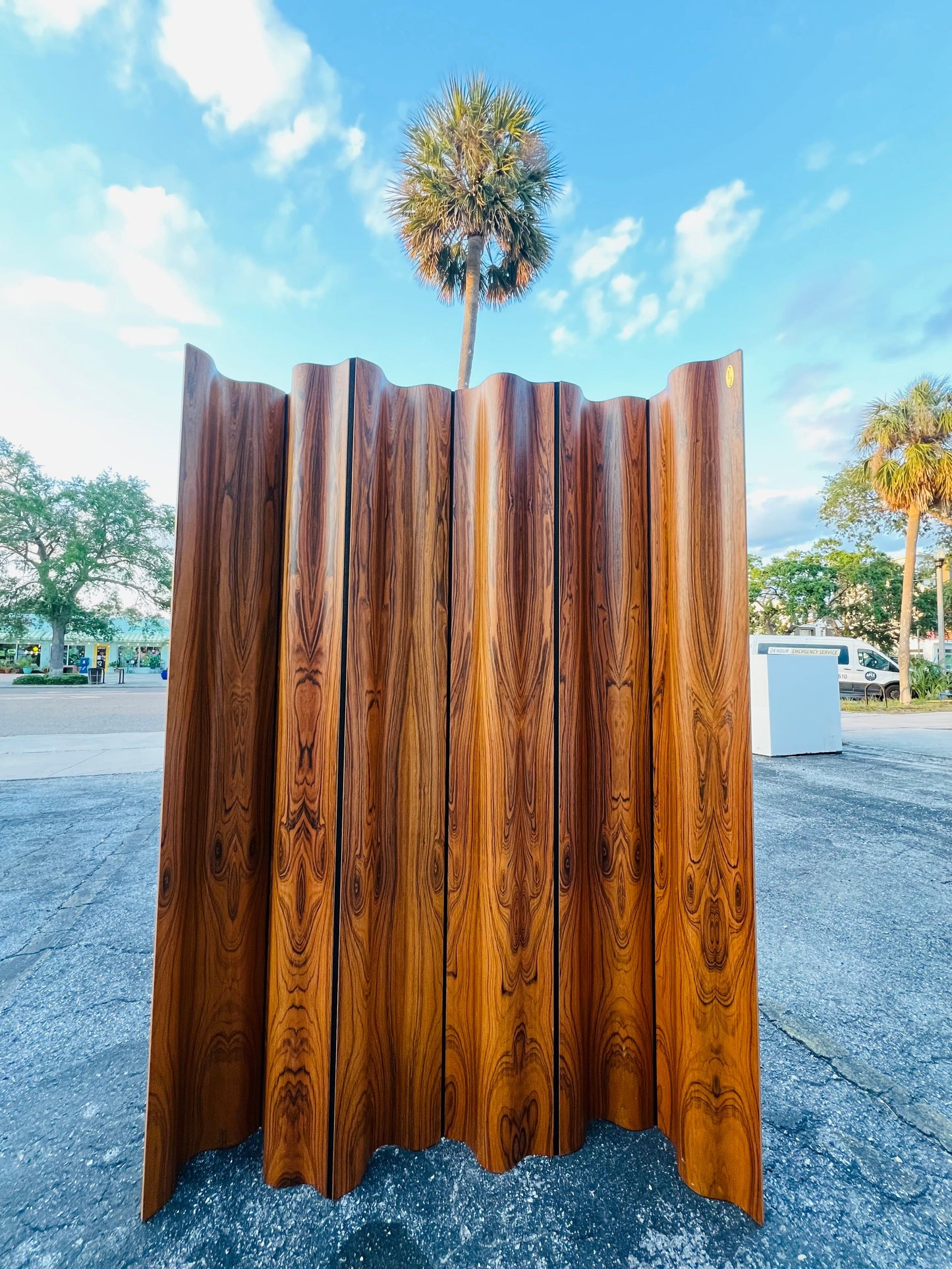 Frisman Vintage Eames Rosewood Screen/Room Divider FSW-6 1996 edition