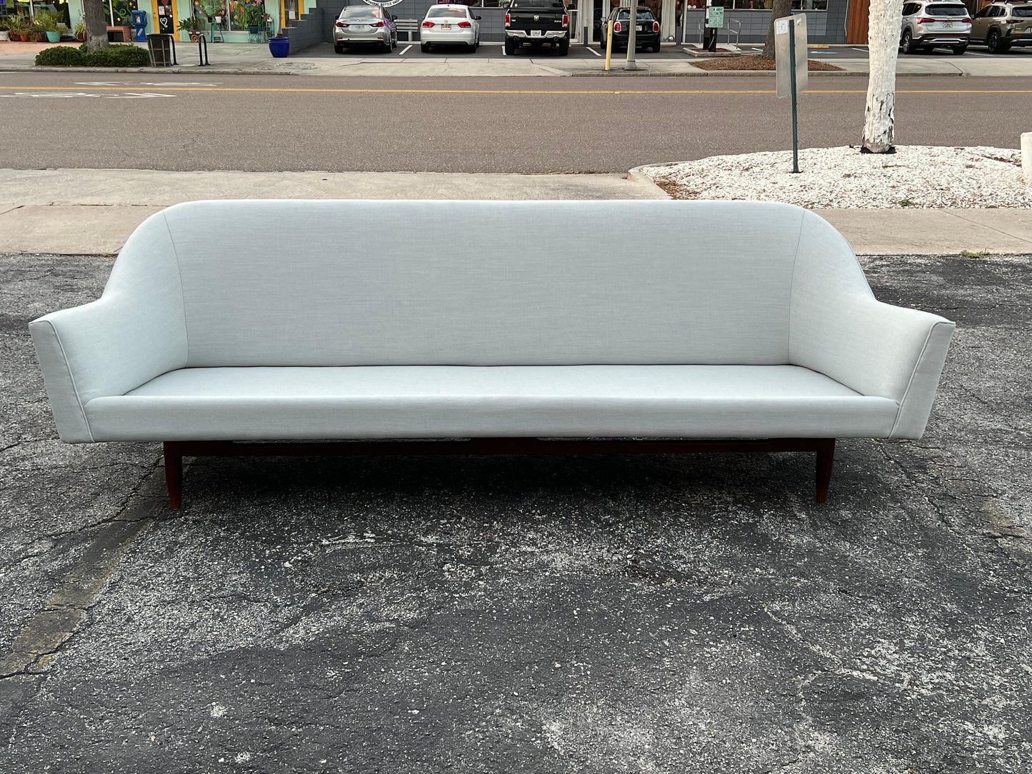 Frisman Vintage Classic Jens Risom Three Seat Sofa Ca' 1960's