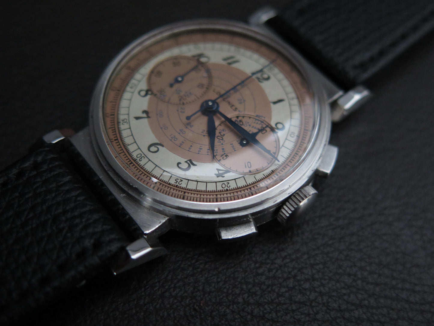 Frisman Vintage A Classic Longines Chronograph Stainless Steel 13ZN Telemeter Scale ca' 1930's
