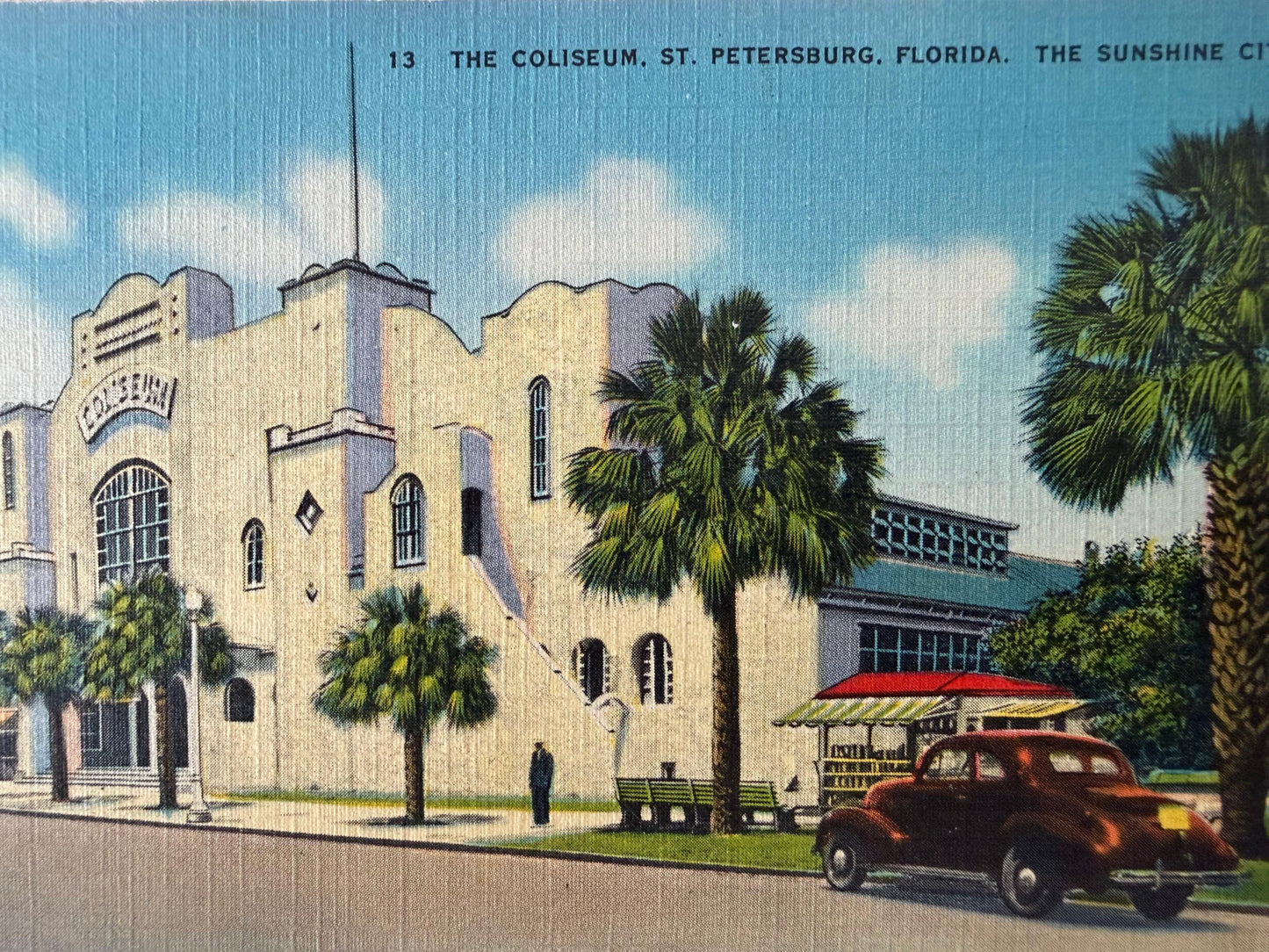Frisman Vintage St.Petersburg Florida Vintage Postcard Album 300+ Linens Photos 1930's