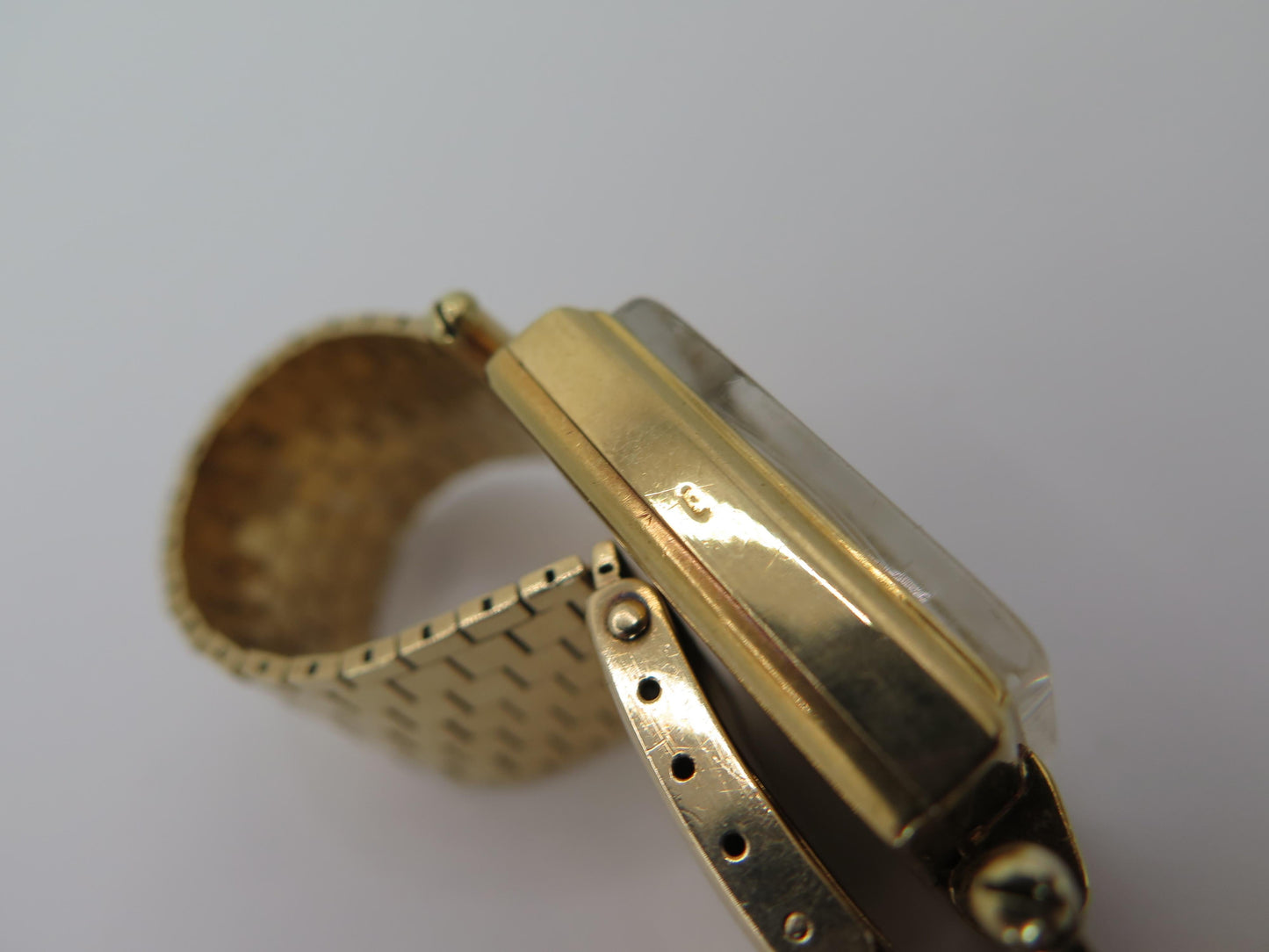 Frisman Vintage Cartier Tank Watch ca' 1940's With Gold Bracelet