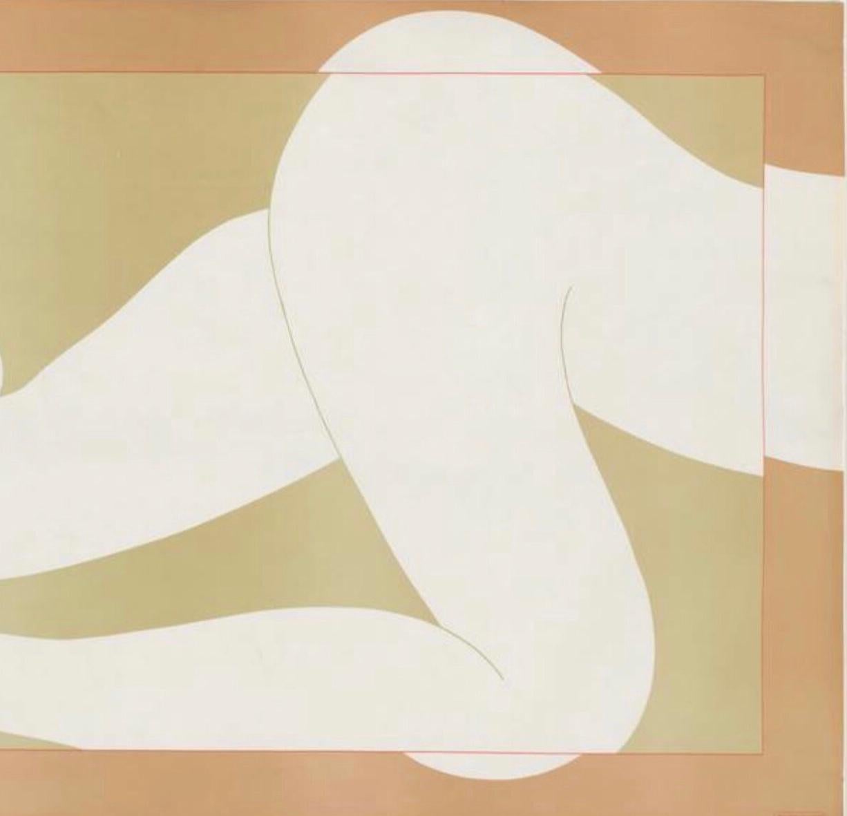Frisman Vintage Vintage Milton Glaser Iconic Big Nudes Exhibition Poster