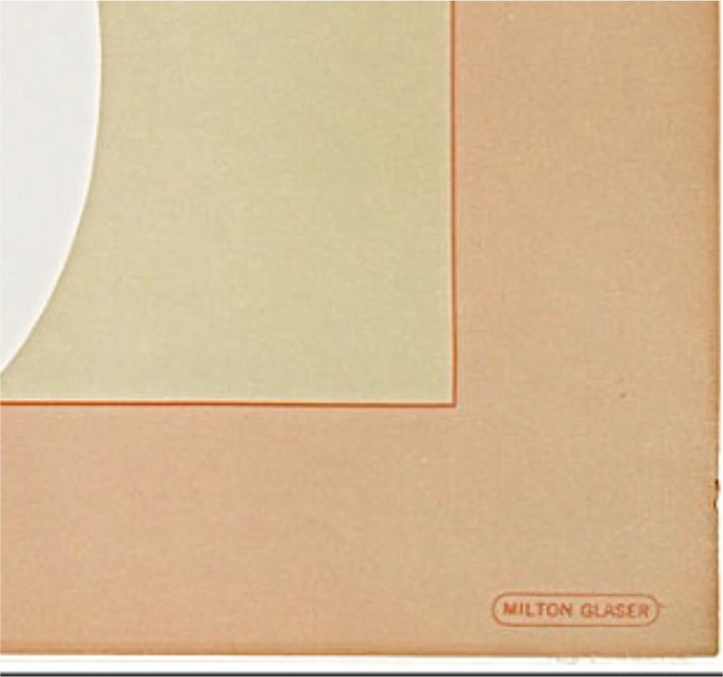 Frisman Vintage Vintage Milton Glaser Iconic Big Nudes Exhibition Poster