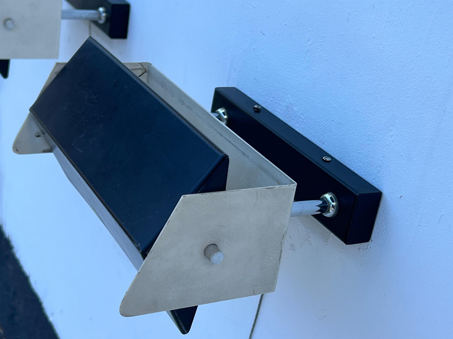Frisman Vintage Unusual Vintage Black And White Sconces By Ilum ca' 1950's