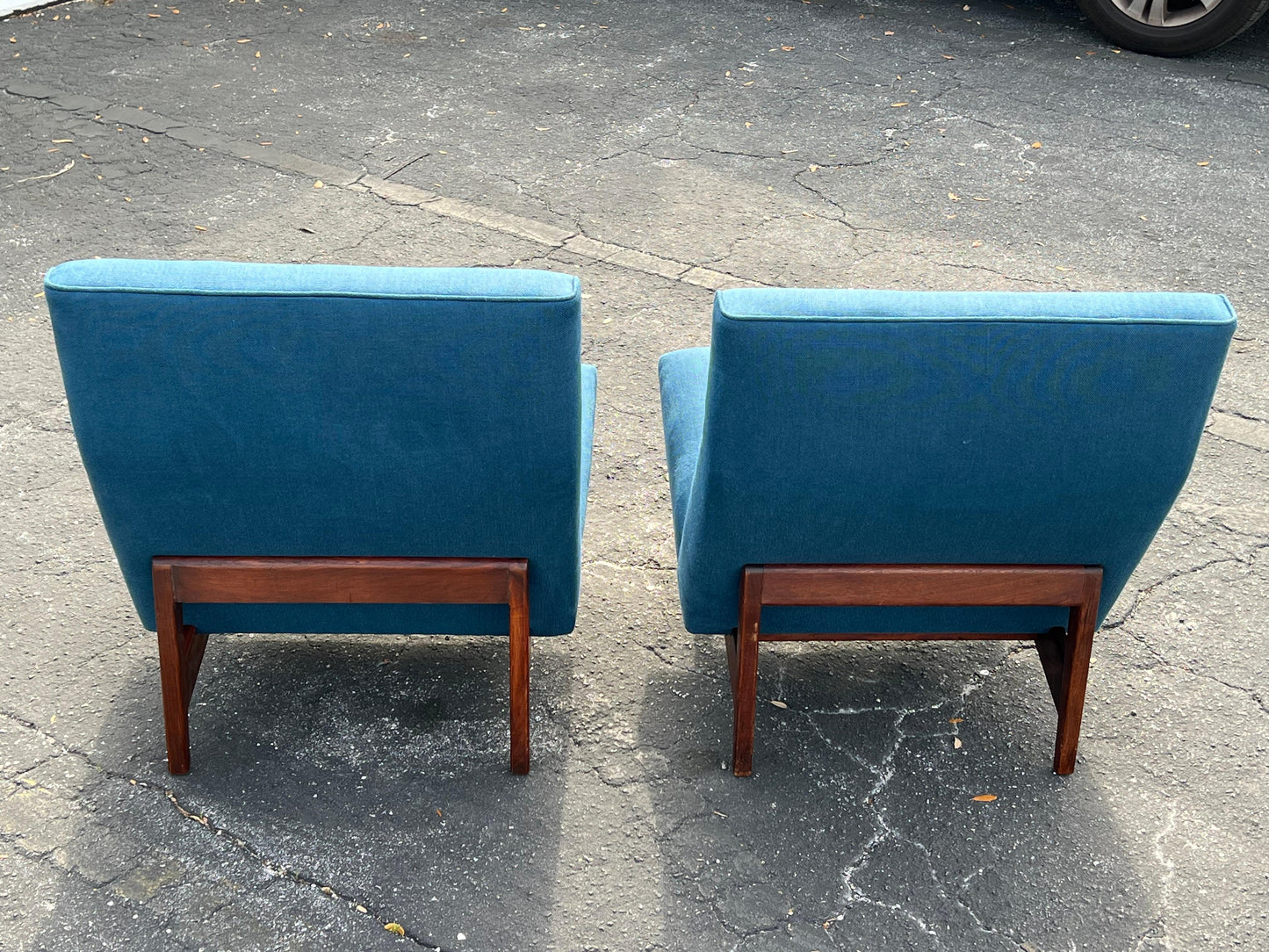 Frisman Vintage Vintage Classic Armless Chairs by Jens Risom, 1950's