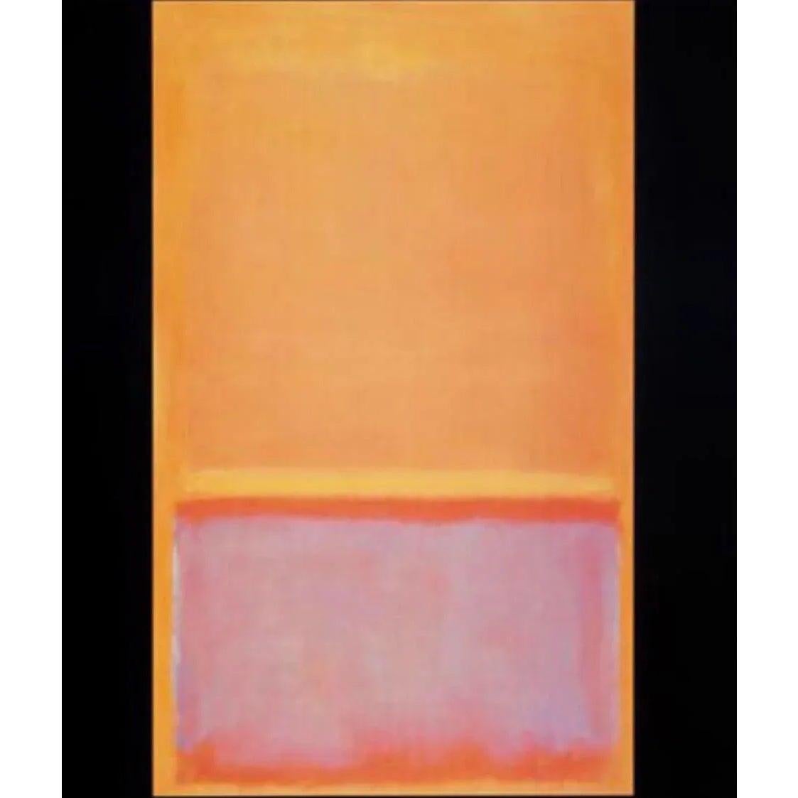 Frisman Vintage Vtg Mark Rothko MCM 1987 Abstract Lithograph Tate Gallery Exhibition Poster OOP