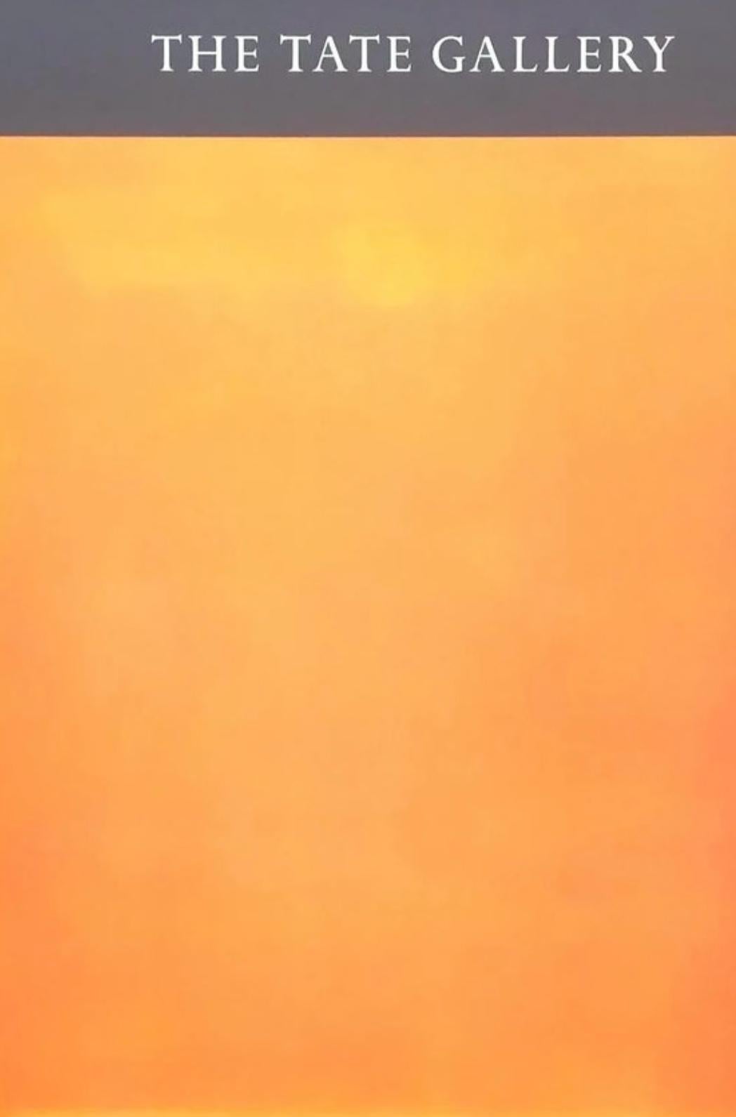 Frisman Vintage Vtg Mark Rothko MCM 1987 Abstract Lithograph Tate Gallery Exhibition Poster OOP