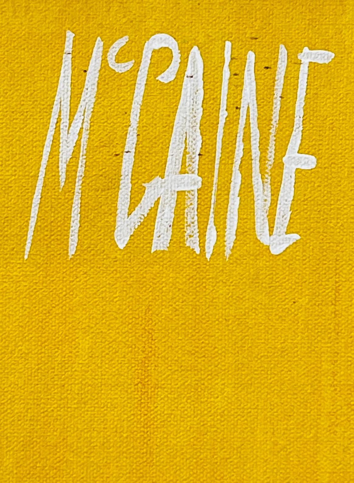 Frisman Vintage Rare Mid Century Modern Robert McCaine Cubist Color Block Dandelion Painting