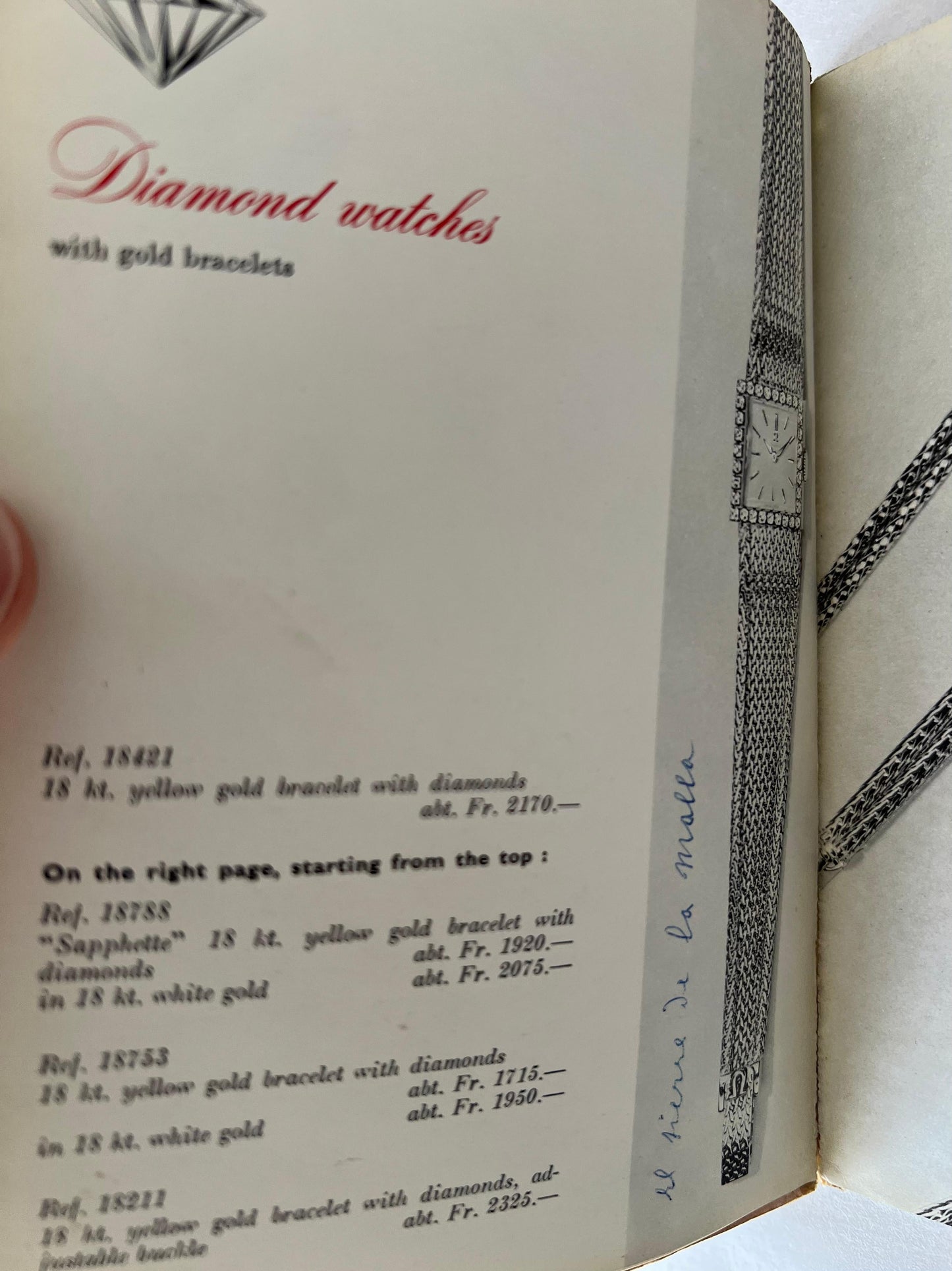 Frisman Vintage Rare Omega Watch Company 88 Page Catalog 1960