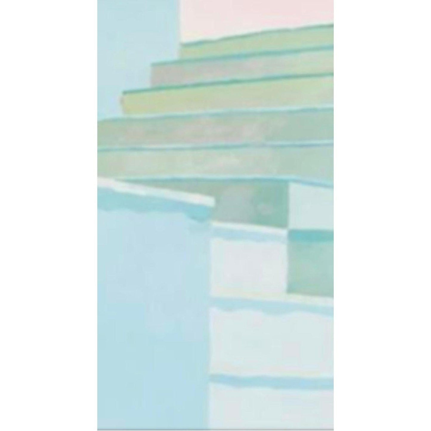 Frisman Vintage 1987 Original David Hockney "Pool and Steps" Louisiana Museum Exhibition Poster