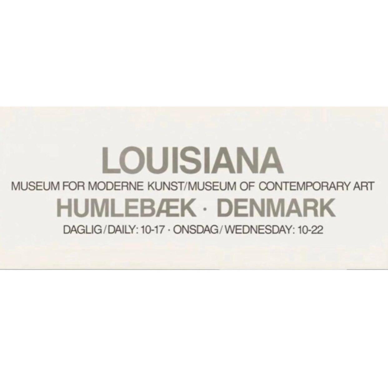 Frisman Vintage 1987 Original David Hockney "Pool and Steps" Louisiana Museum Exhibition Poster