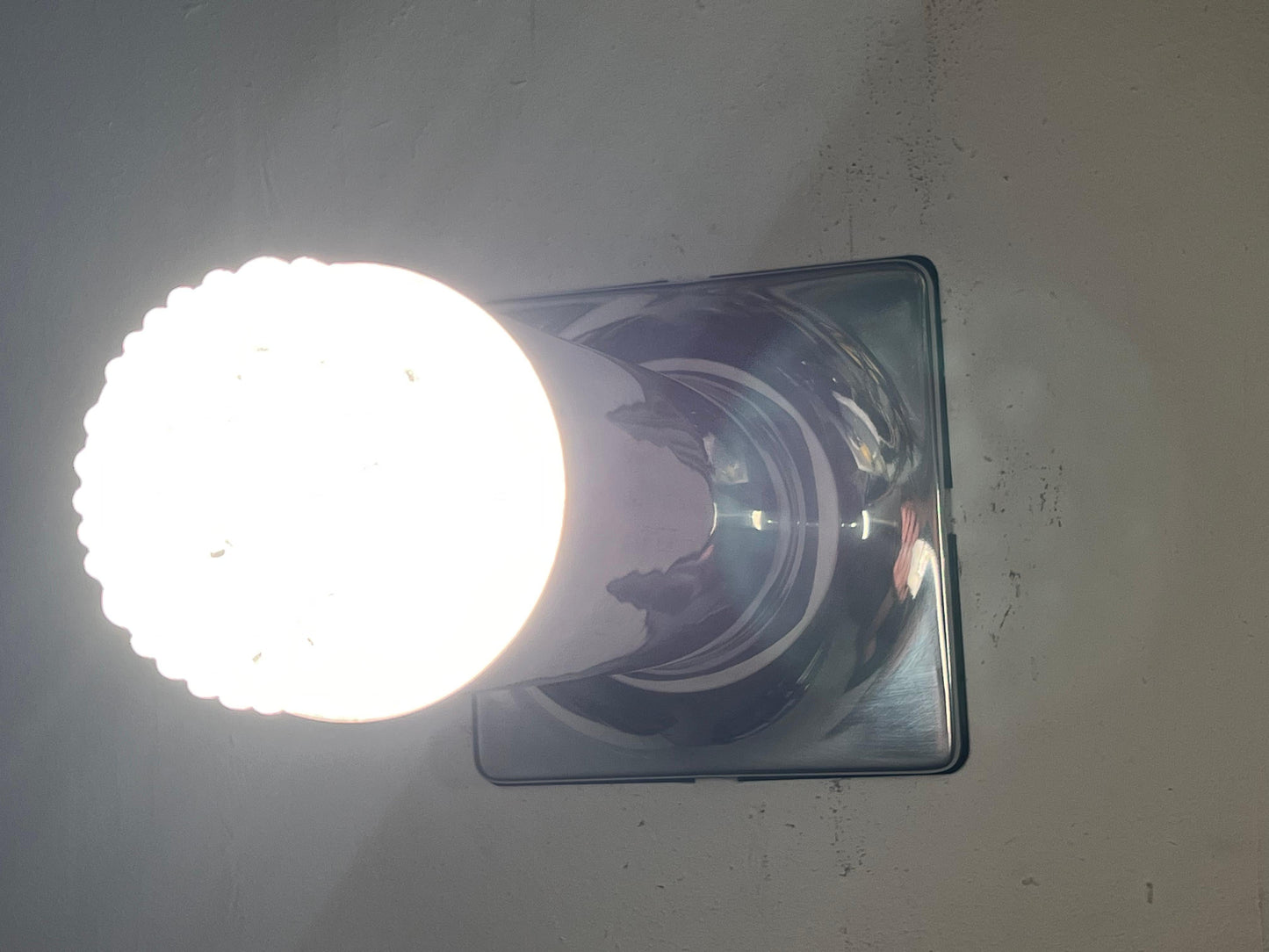 Frisman Vintage A Pair Of Polished Aluminum Lights By Ilum ca' 1970's Space Age