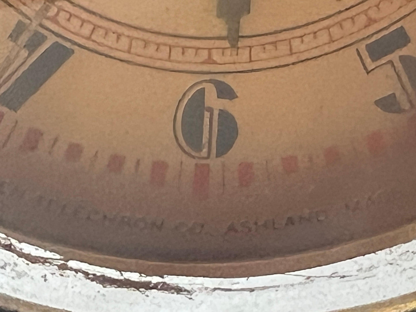 Frisman Vintage Vintage Art Deco Telechron Electroalarm Skyscraper Desk Clock Bakelite