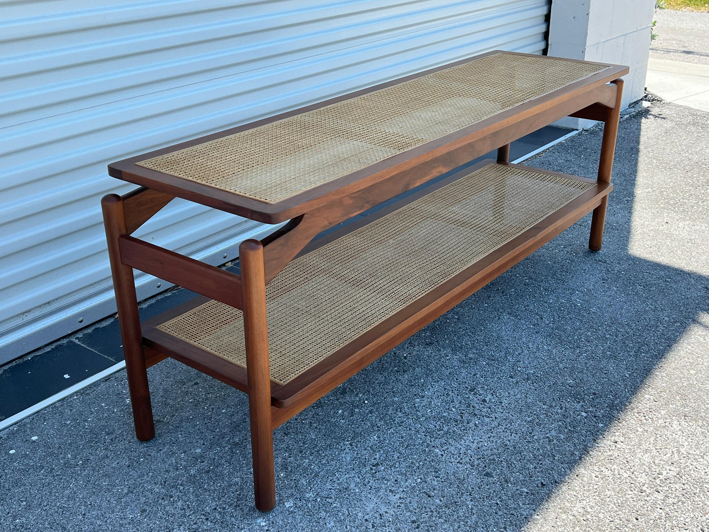 Frisman Vintage Floating Console Table by Greta Grossman for Glenn of California