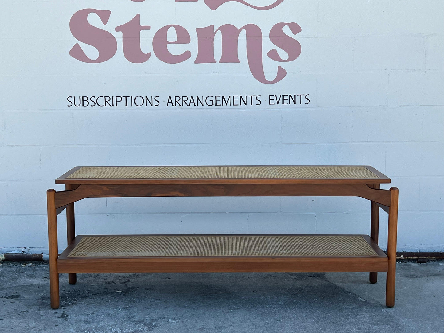 Frisman Vintage Floating Console Table by Greta Grossman for Glenn of California