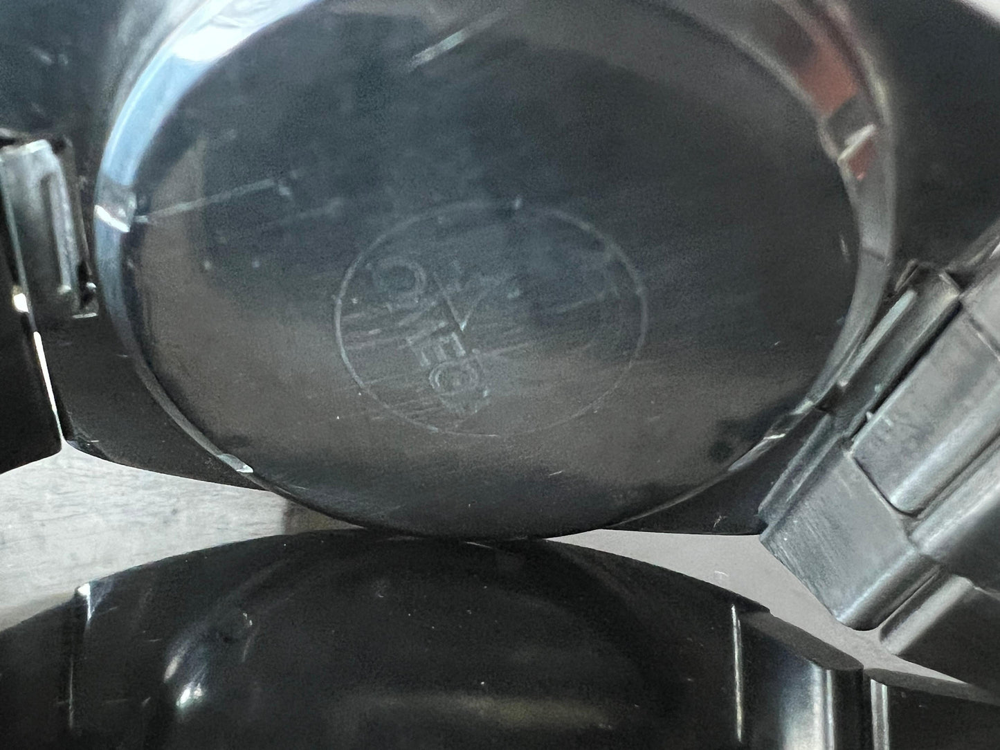 Frisman Vintage 1970's Omega Geneve Vintage Mens TV Shaped Watch with Original Tropical Dial