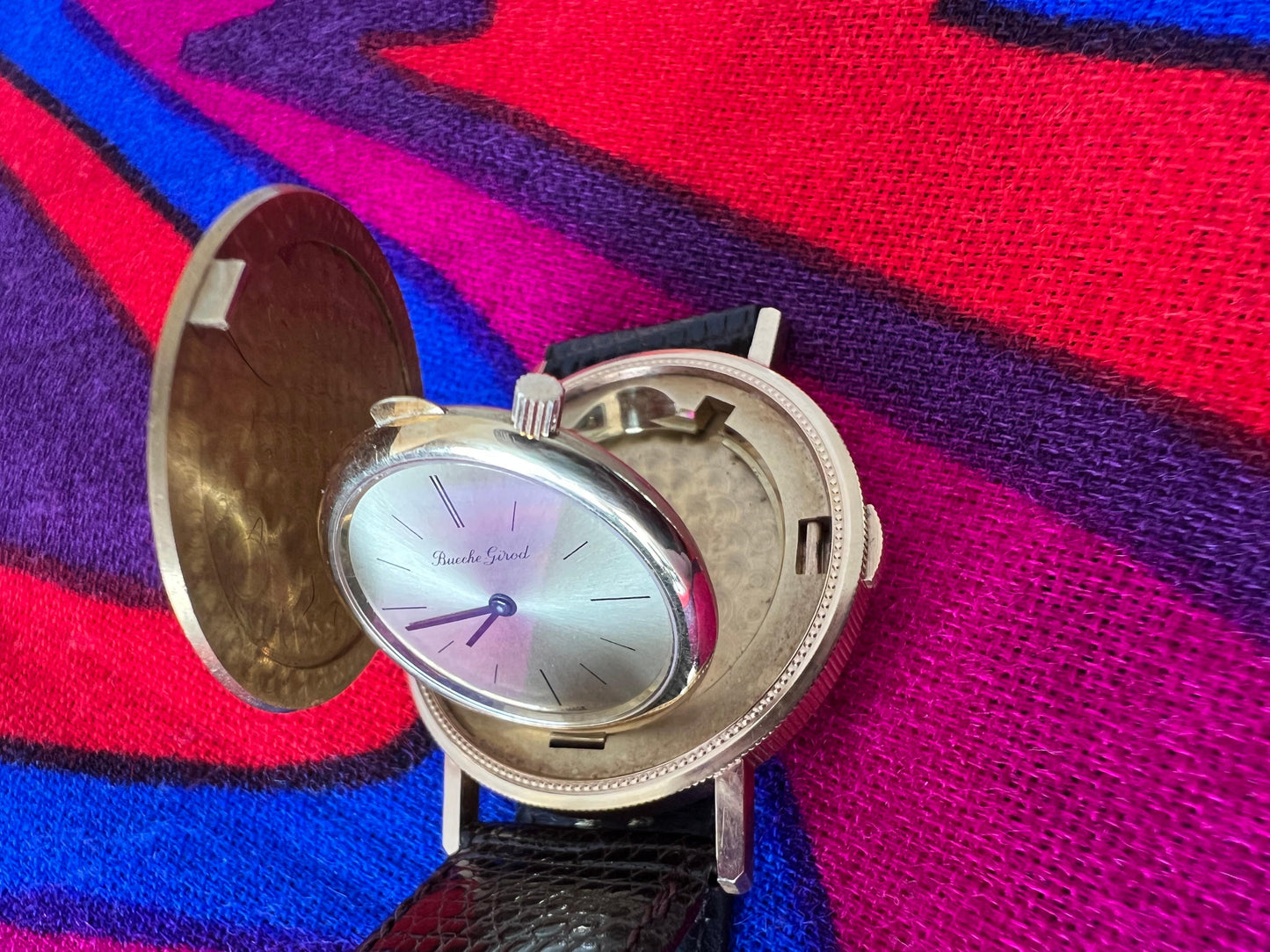 Frisman Vintage Bueche Girod $20 Gold Coin Watch ca' 1980