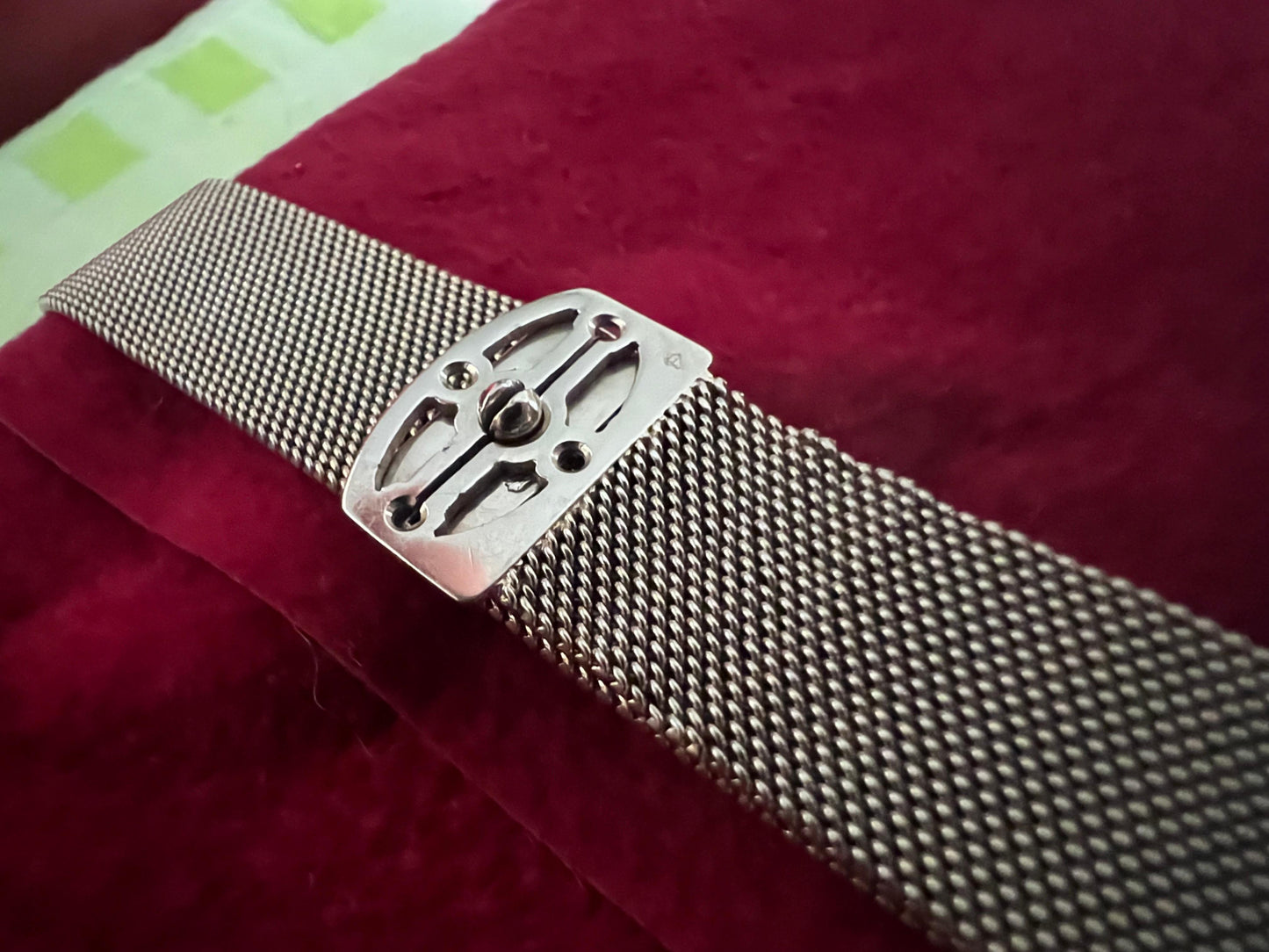 Frisman Vintage L.Leroy & Cie Platinum Tank Watch With Bracelet ca' 1920's