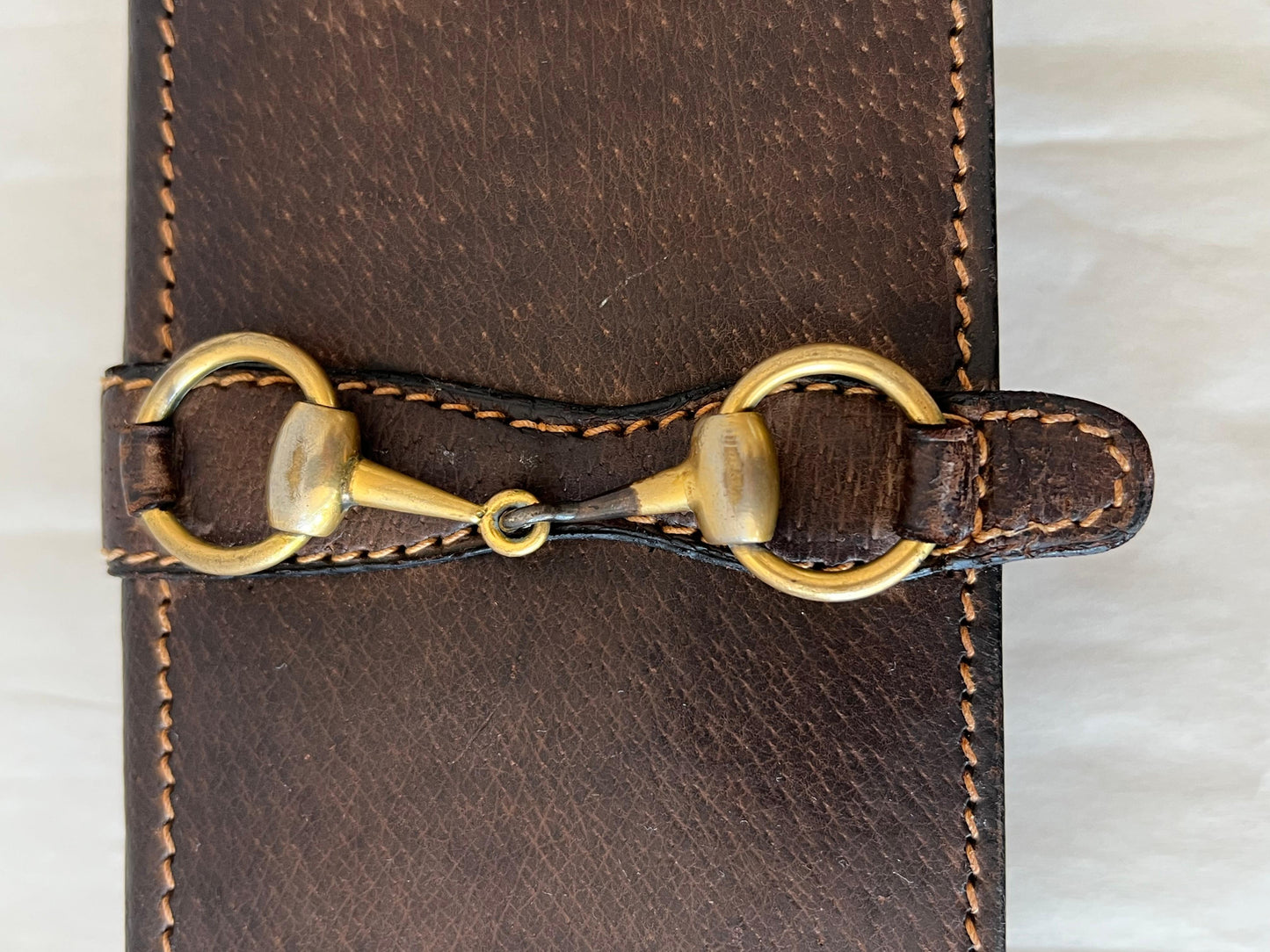 Frisman Vintage A Leather Jewelry Box By Gucci Horsebit ca' 1980's