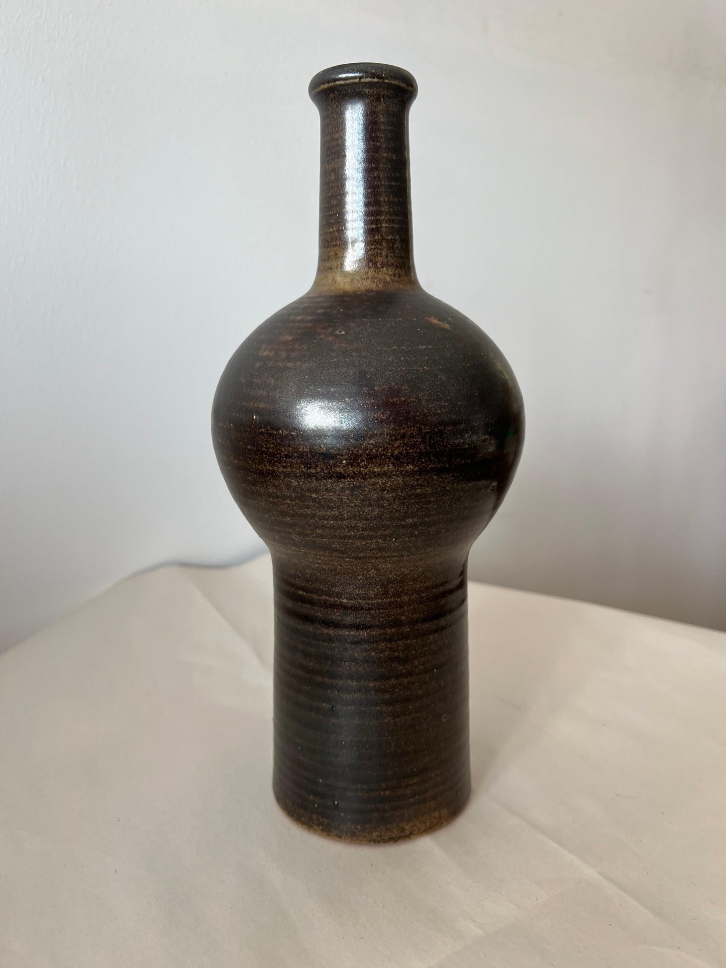 Frisman Vintage Ceramic Vase By Okki Laine Finland Ca' 1950's