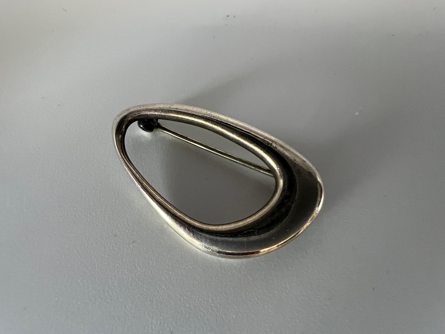 Frisman Vintage Modernist Sterling Brooch By Ronald Pearson