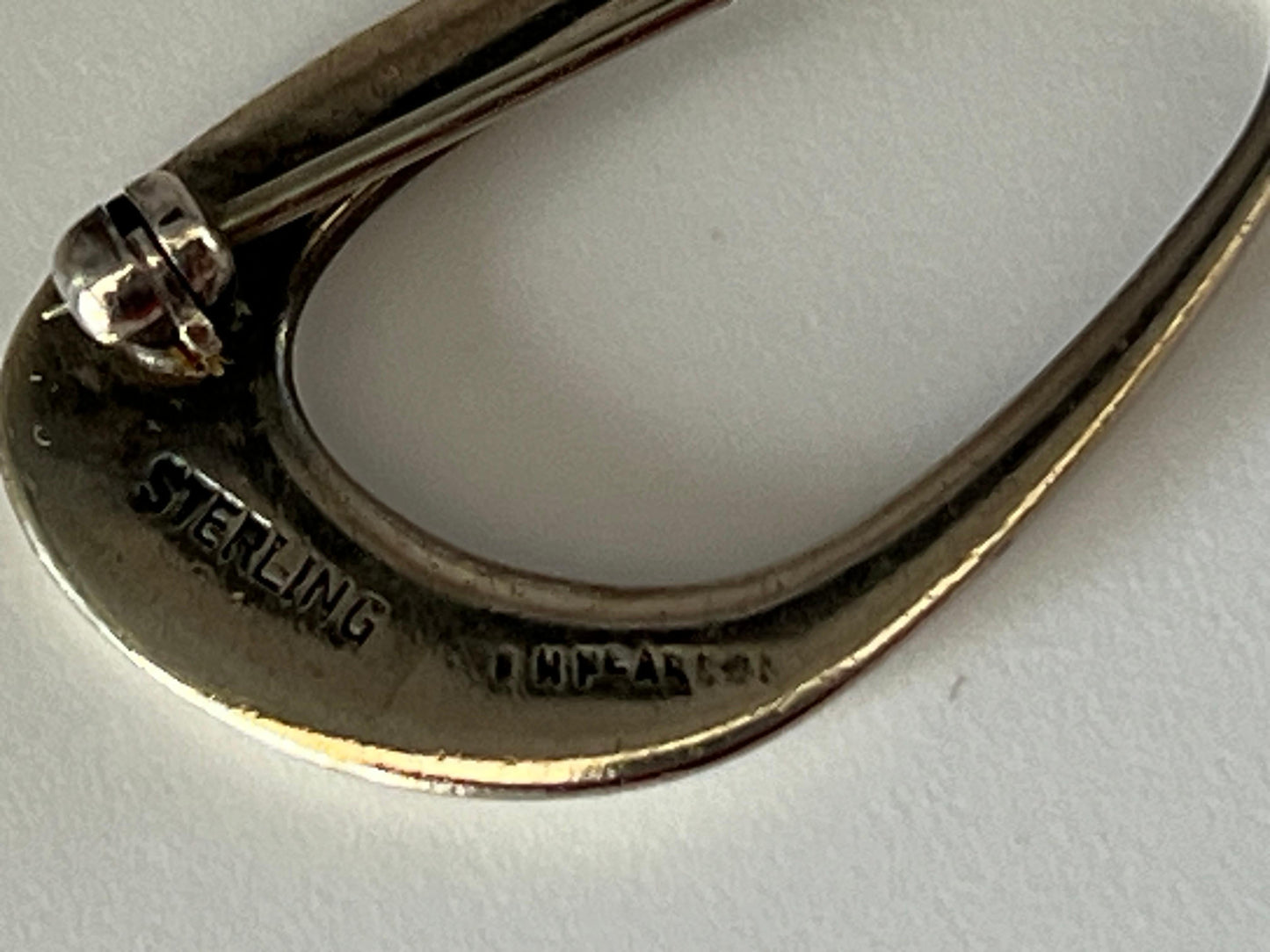 Frisman Vintage Modernist Sterling Brooch By Ronald Pearson