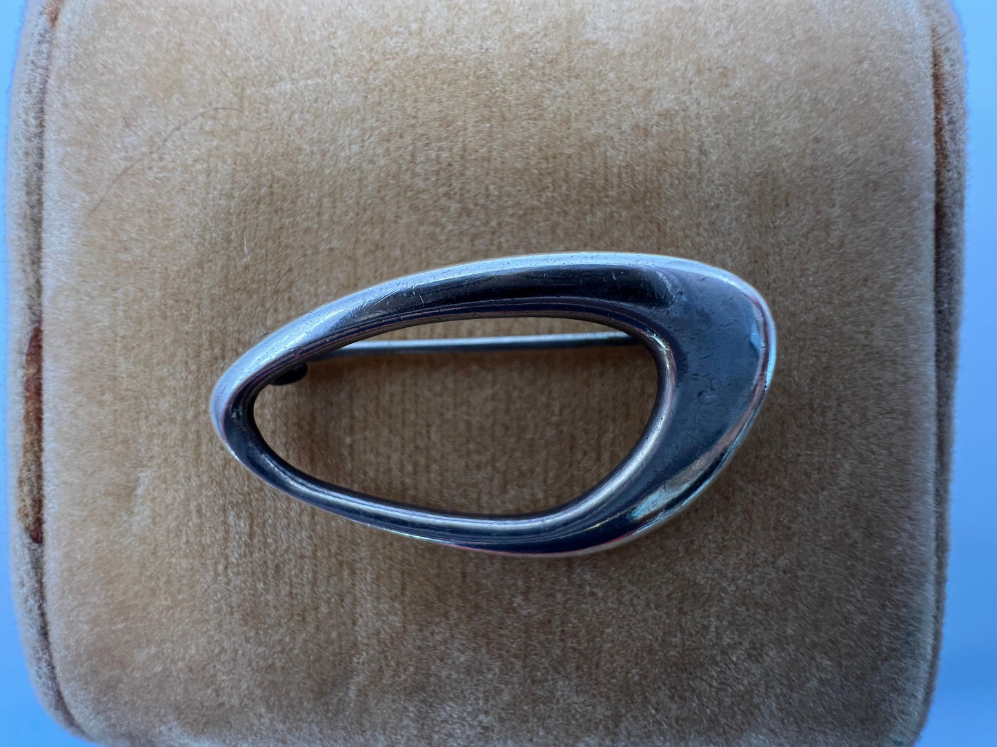 Frisman Vintage Modernist Sterling Brooch By Ronald Pearson