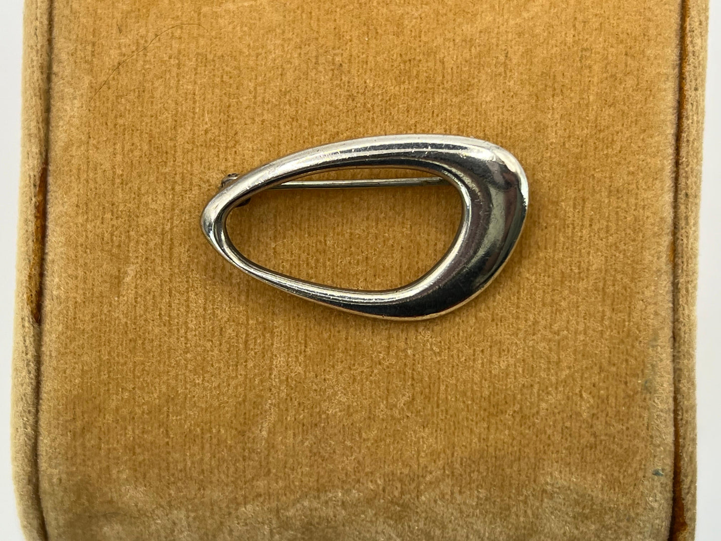Frisman Vintage Modernist Sterling Brooch By Ronald Pearson