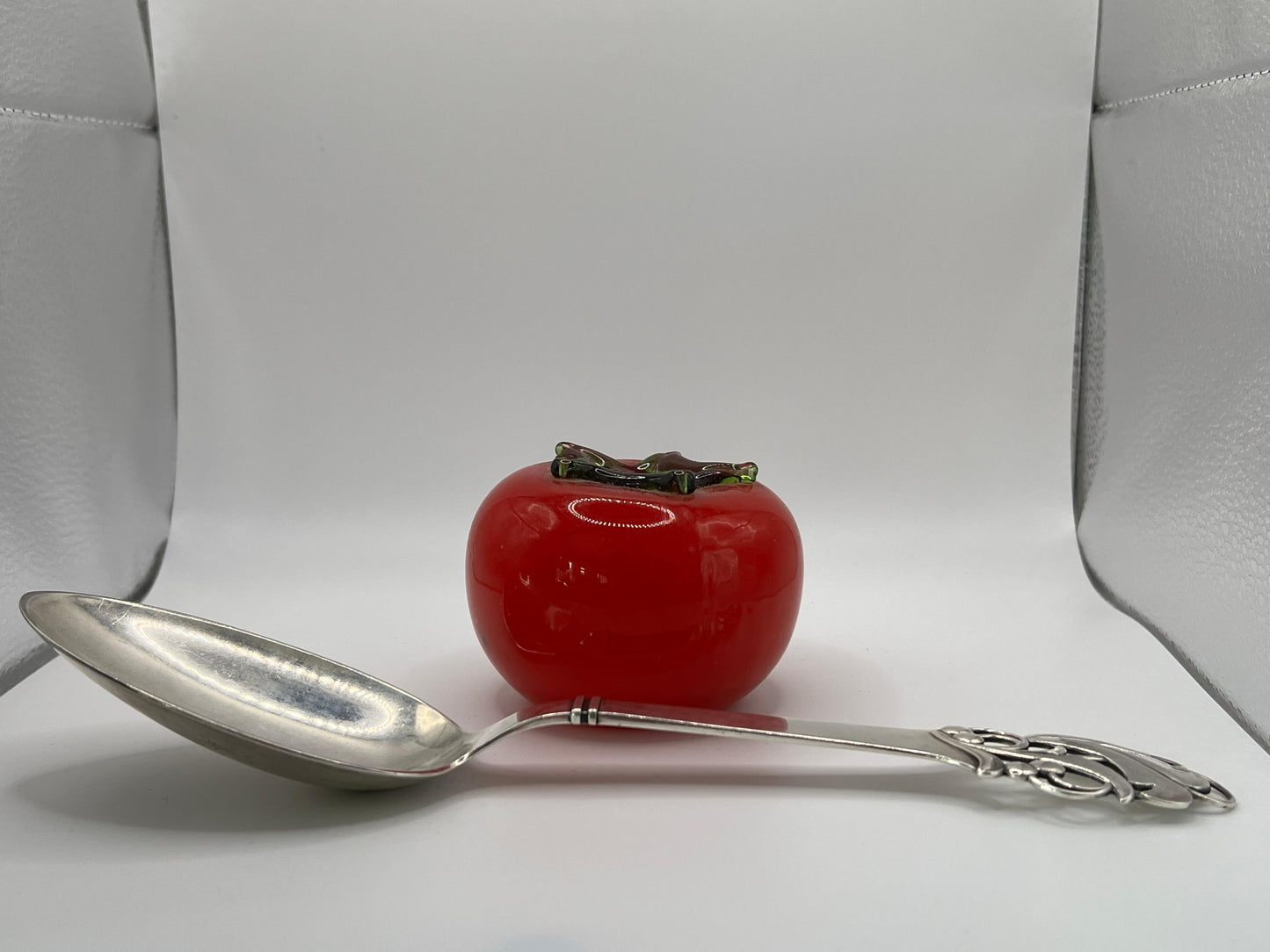 Frisman Vintage A Large Serving Spoon by Carl M. Cohr Horsens Solvvarefabrik Sterling Silver