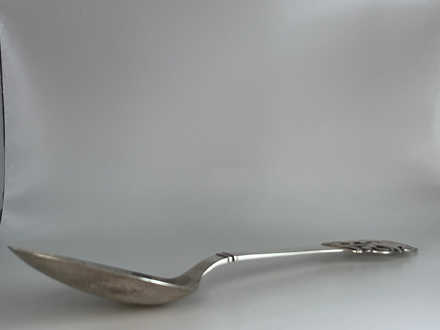 Frisman Vintage A Large Serving Spoon by Carl M. Cohr Horsens Solvvarefabrik Sterling Silver