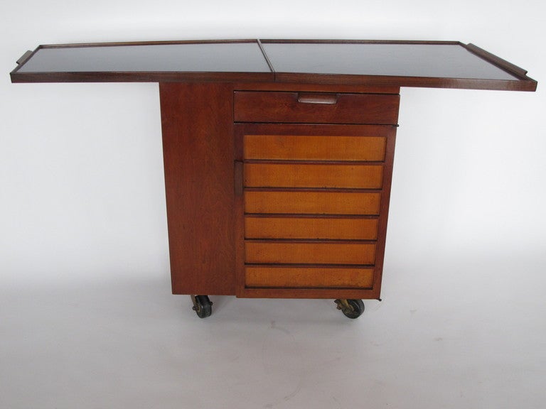 Frisman Vintage Edward Wormley Dunbar Party Server Bar