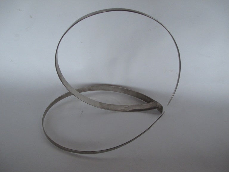 Frisman Vintage A Paul Sisko Stainless Steel Sculpture