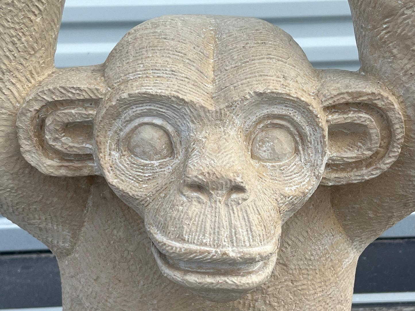 Frisman Vintage Cast Concrete Monkey Console Table Ca' 1970's