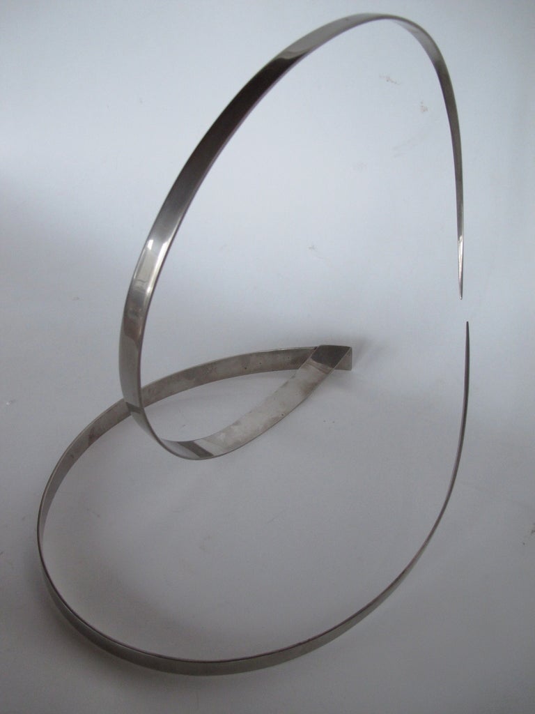 Frisman Vintage A Paul Sisko Stainless Steel Sculpture