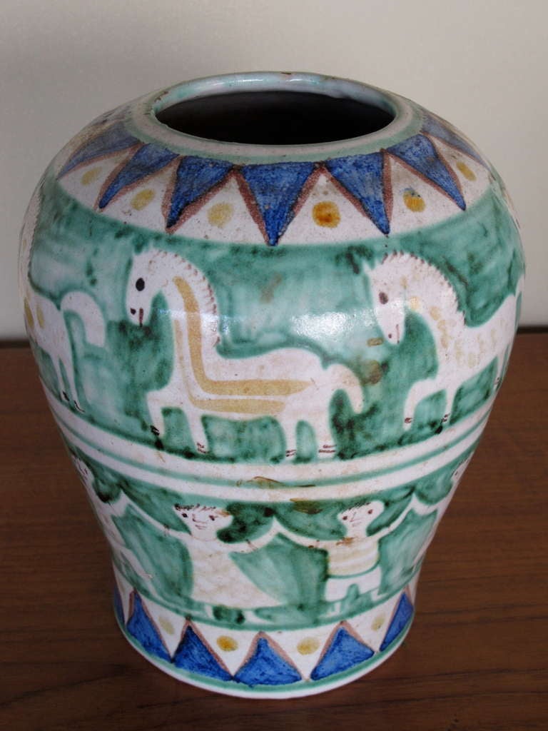Frisman Vintage C.A.S. Vietri Ceramic Vase