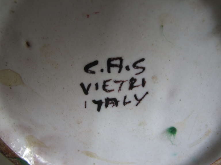 Frisman Vintage C.A.S. Vietri Ceramic Vase