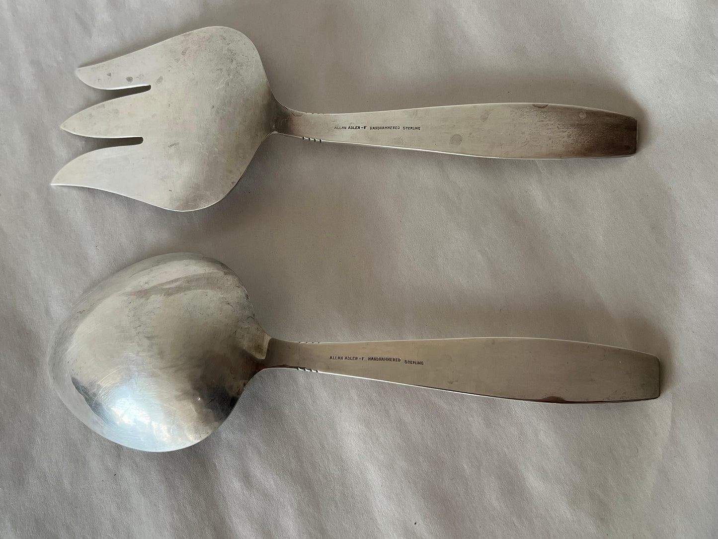 Frisman Vintage Allan Adler Sterling Silver Flatware Pieces ca' 1960's