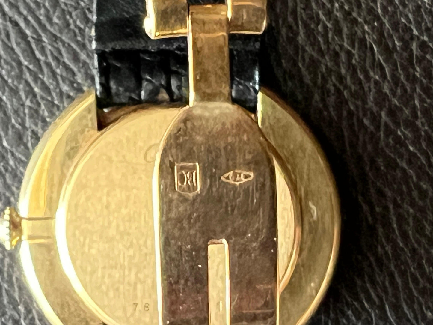 Frisman Vintage Cartier Paris Vendome Large Automatic Original Deployant Buckle Ca' 1970's