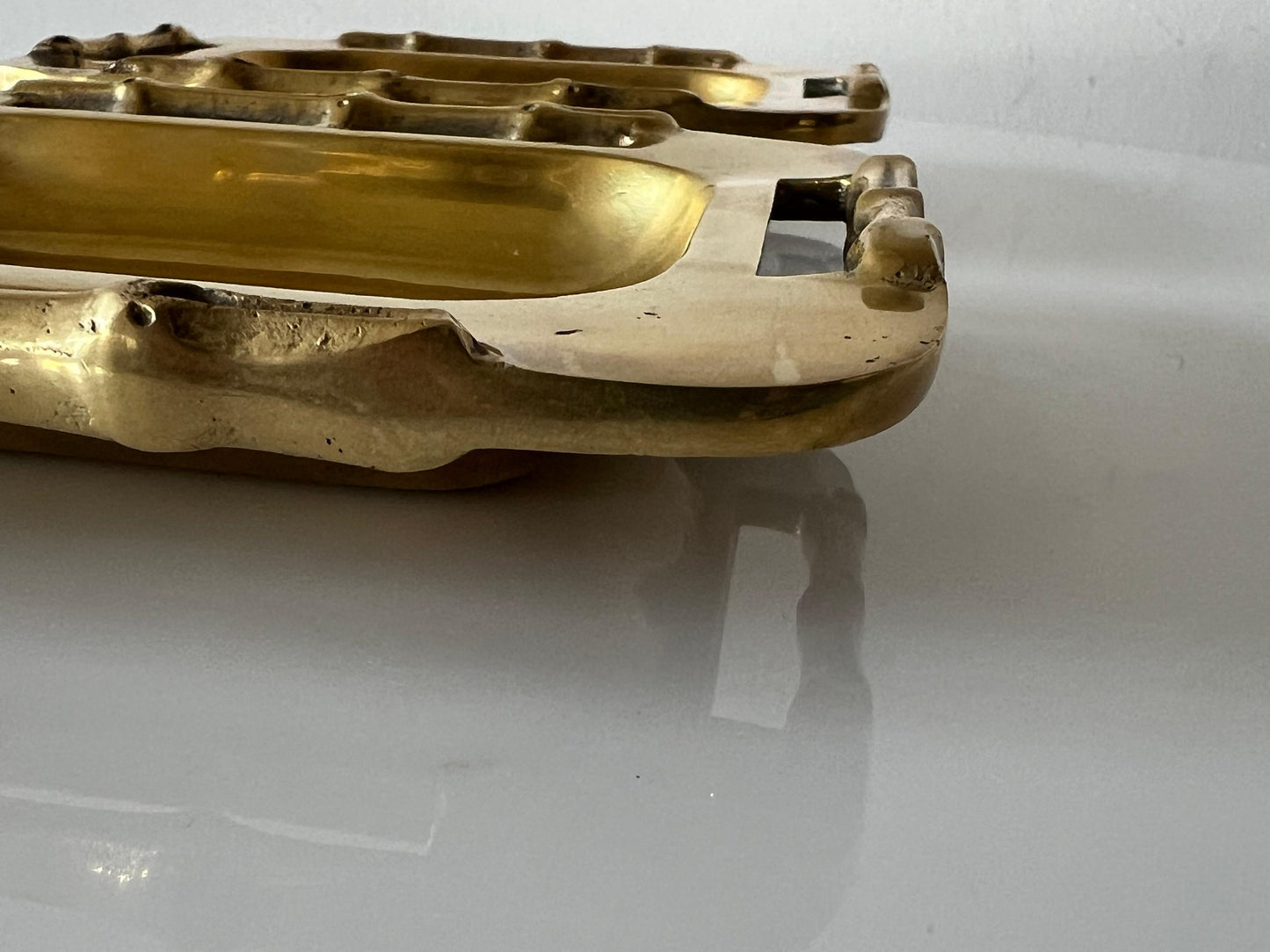 Frisman Vintage A Pair Of Unusual Brass Ashtrays Or Bonbonnieres ca' 1970's