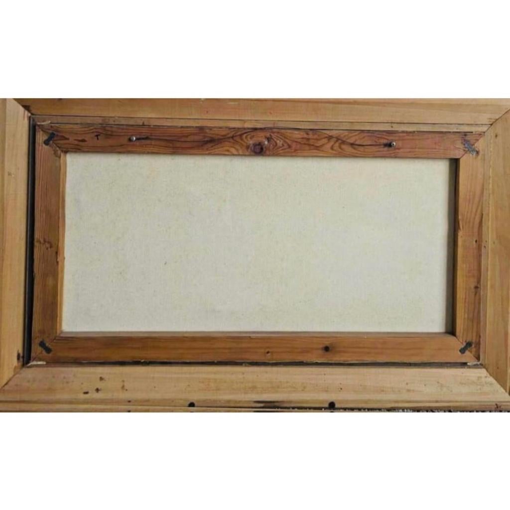 Frisman Vintage Original Mid Century Modern Etruscan Horse Warriors Bayuex Stareck Style Framed