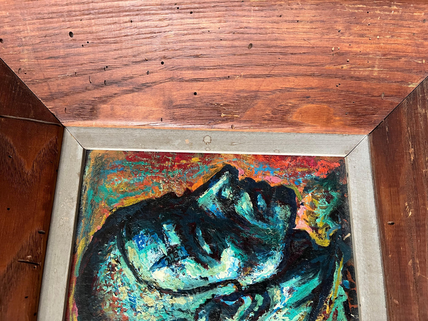 Frisman Vintage "Arturo The Clown" Painting By Umberto Romano ca' 1940's