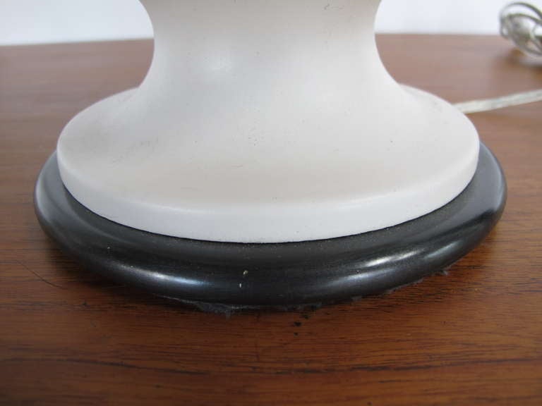 Frisman Vintage Gerald Thurston Lightolier Ceramic Gourd Lamps