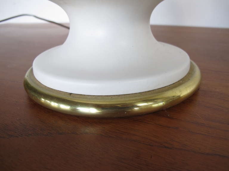 Frisman Vintage Gerald Thurston Lightolier Ceramic Gourd Lamps